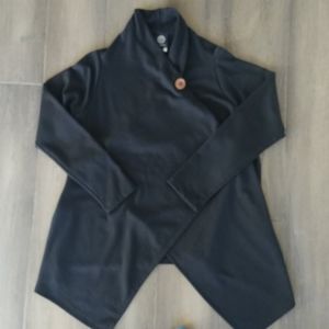 NWOT Bobeau Black Wrap Sweater